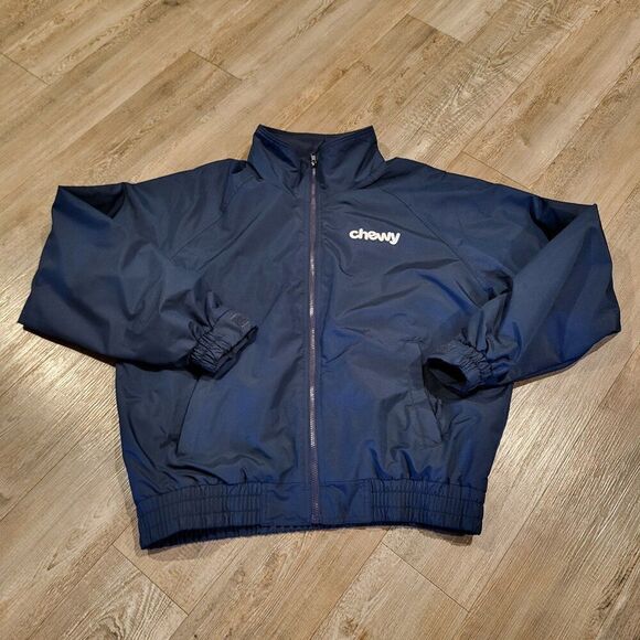 Port Authority Water Resistant Full Zip Jacket with Chewy Logo Mens Size Large - Picture 1 of 7